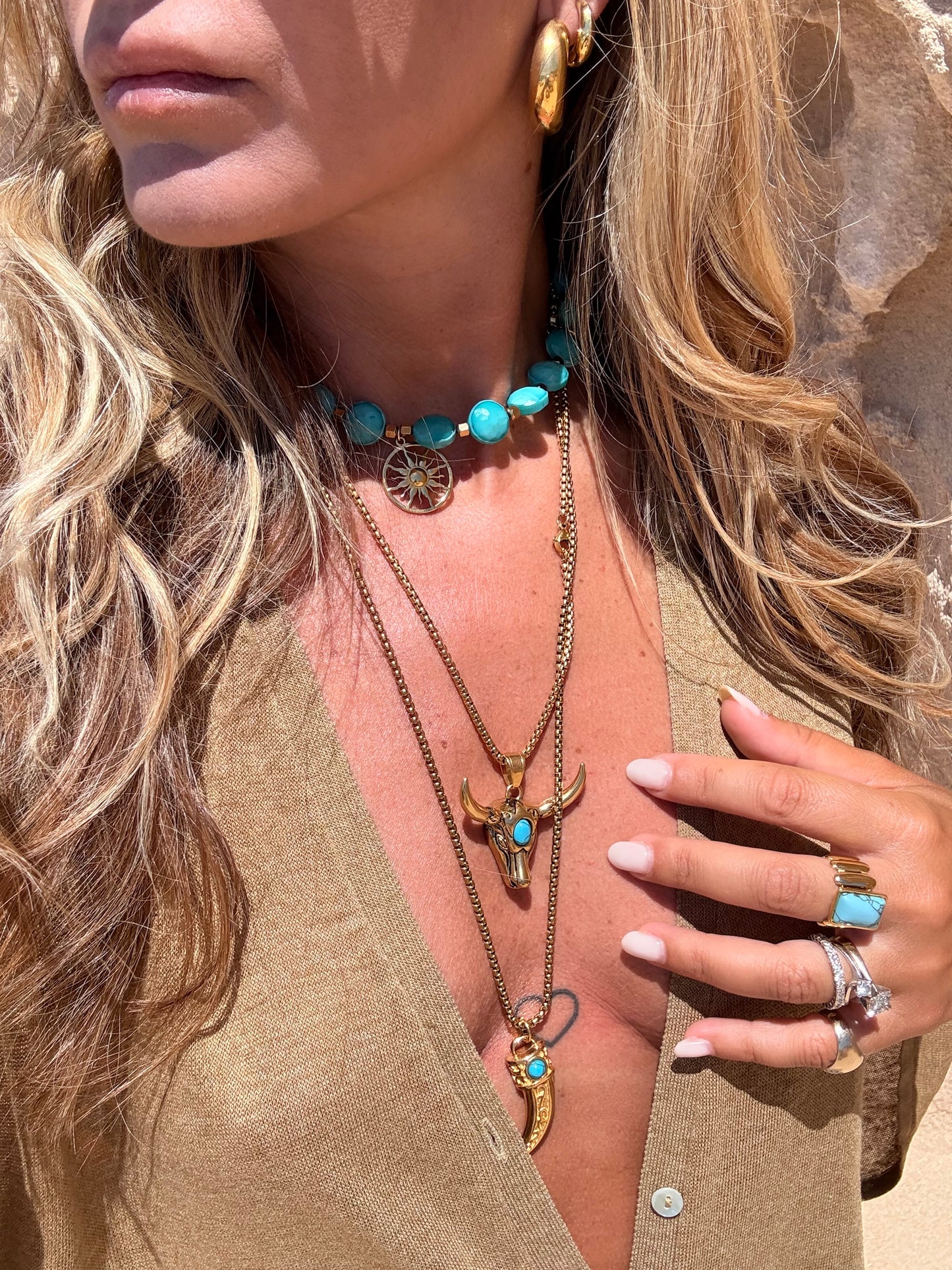 Collana Corno di Ibiza