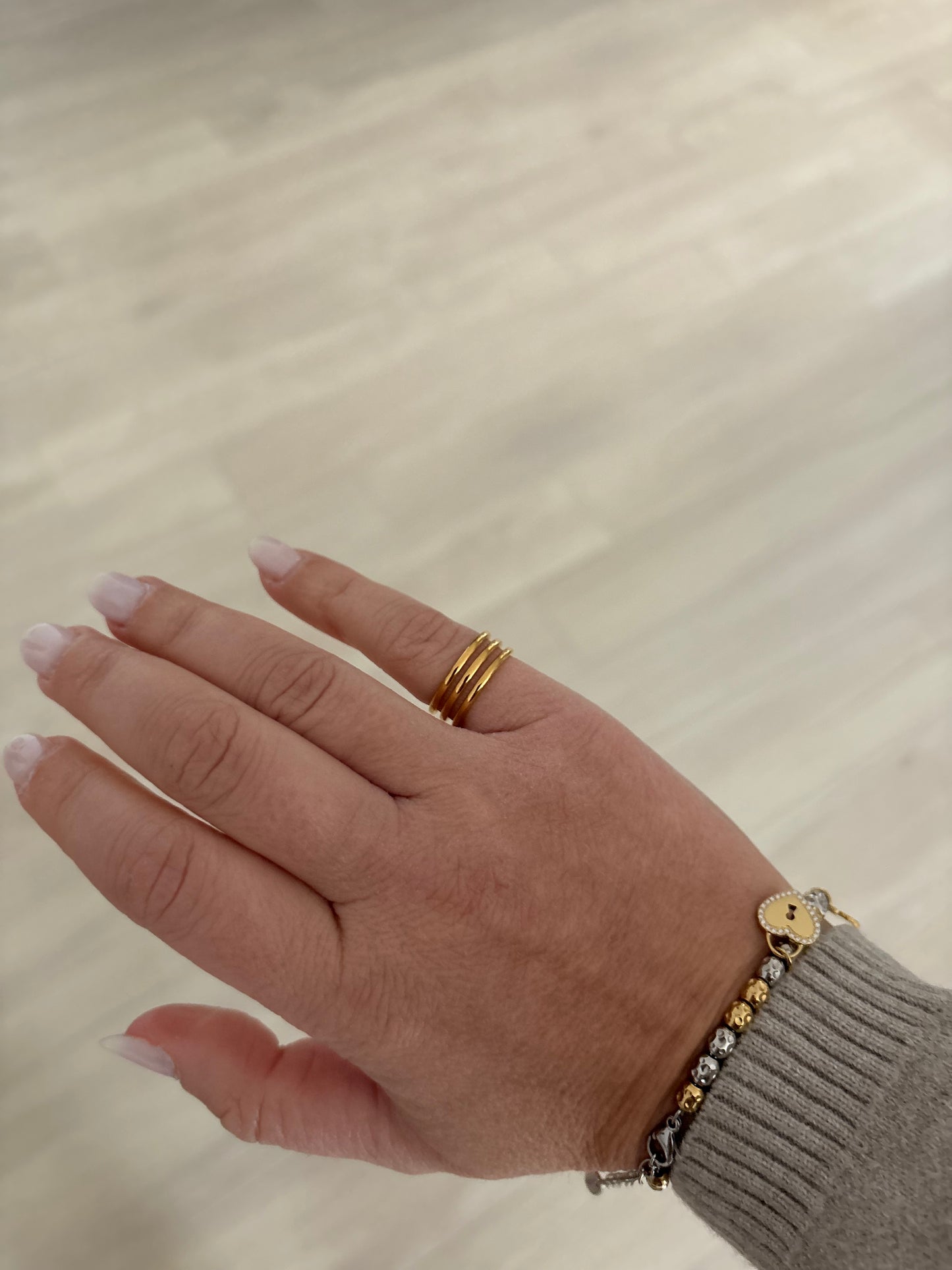 Anello Mignolo Righe