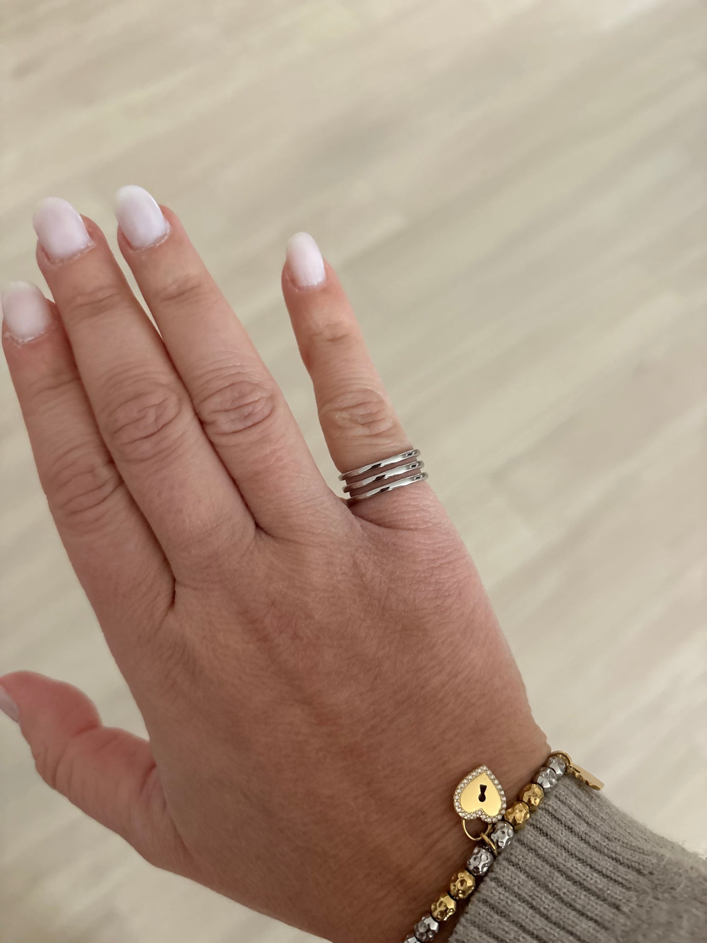 Anello Mignolo Righe