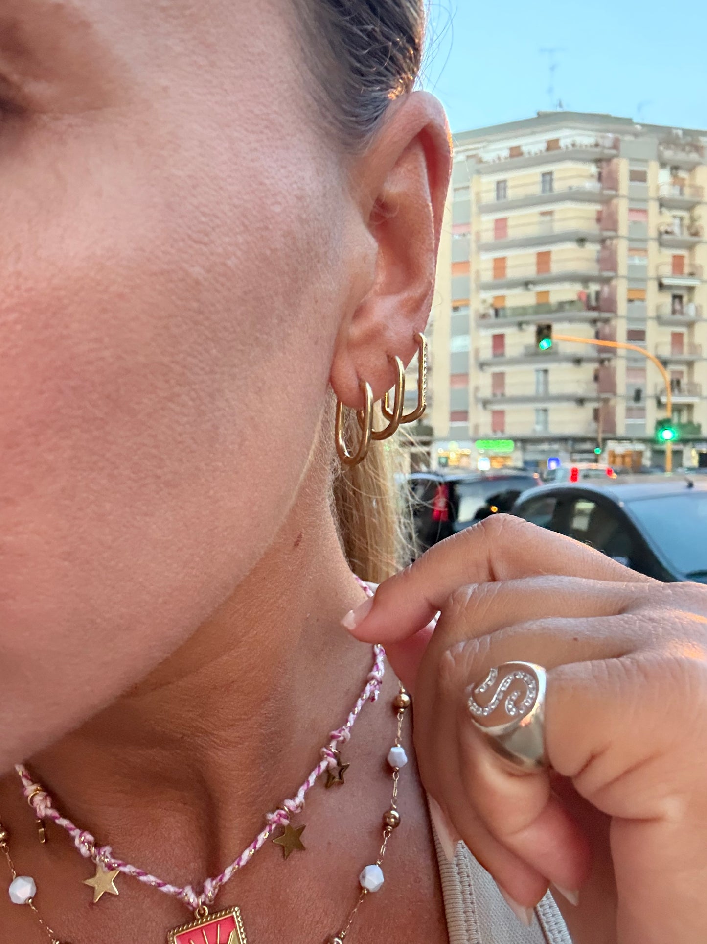 Orecchini Ovali Diamond