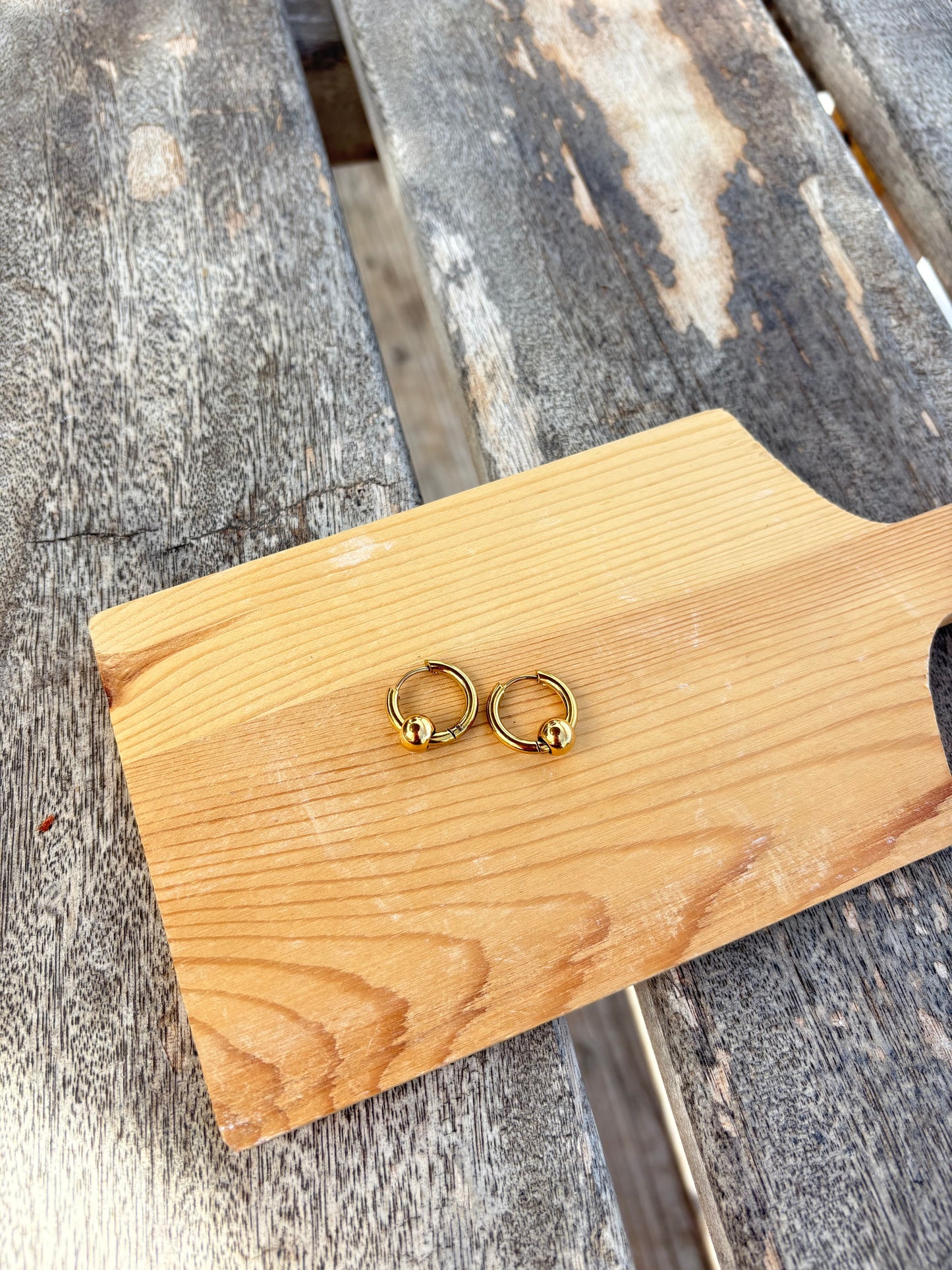 Orecchini Cerchietti Sfera