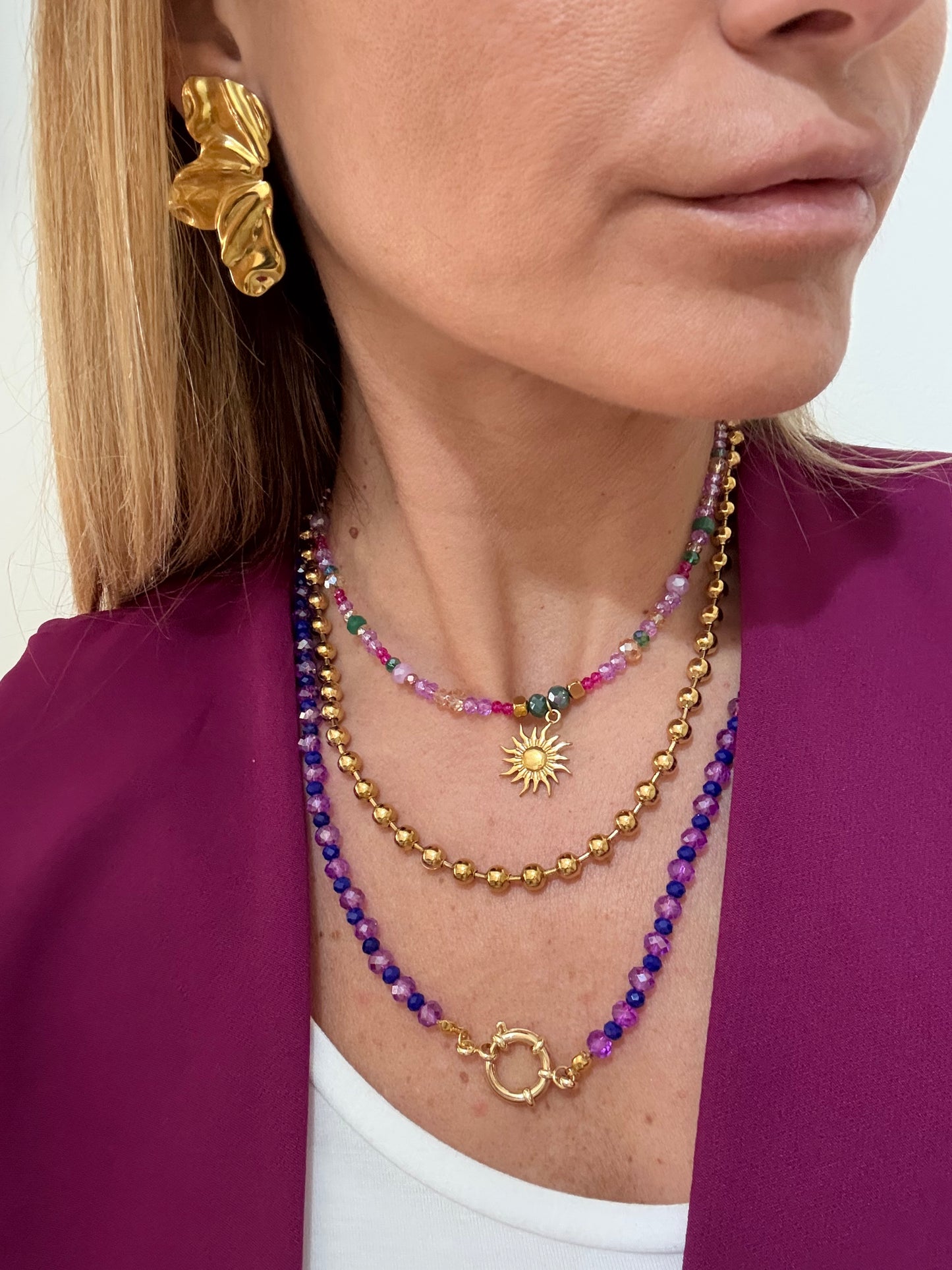 Collana Cristallina Sun