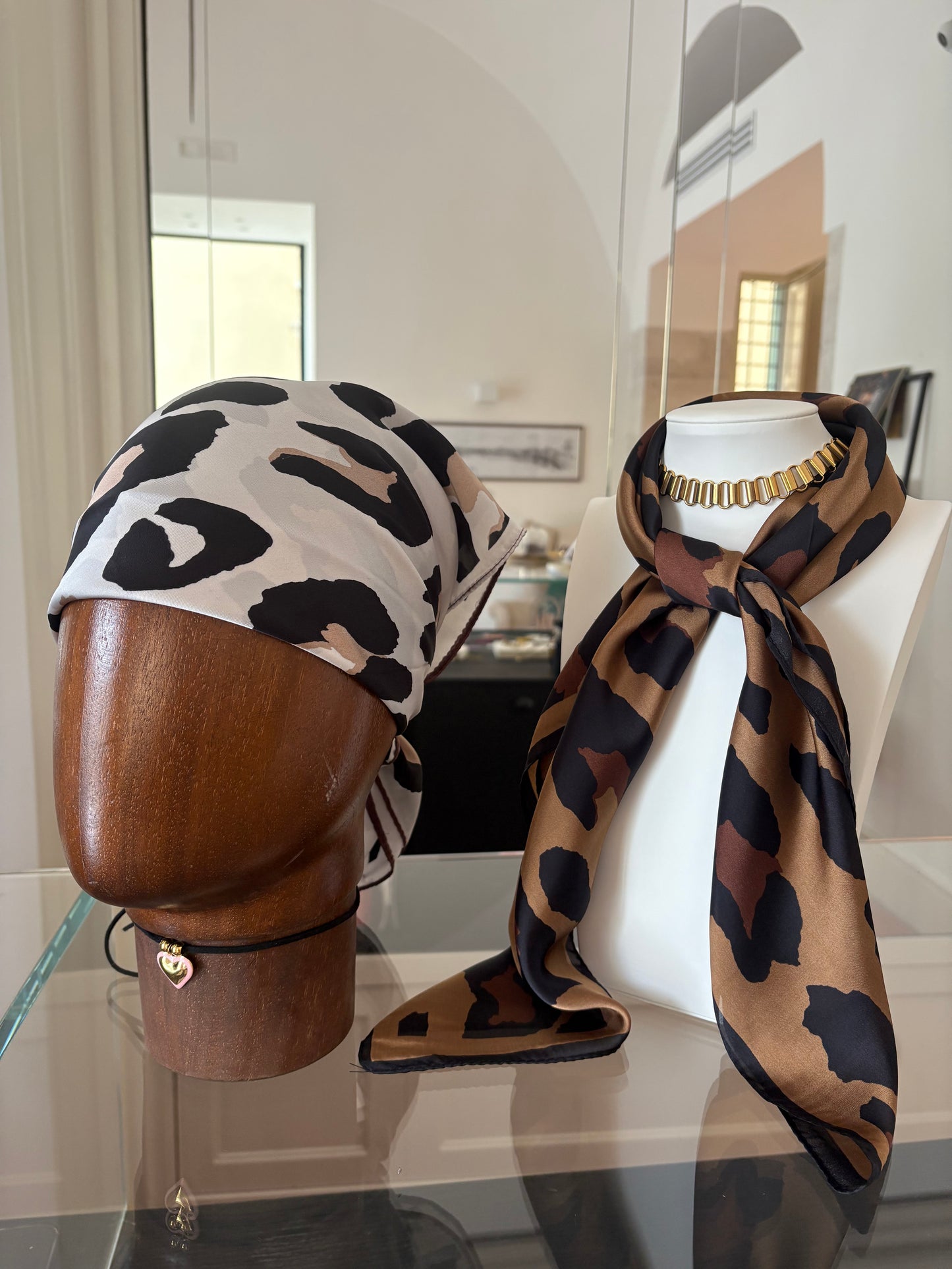 Foulard Leopard